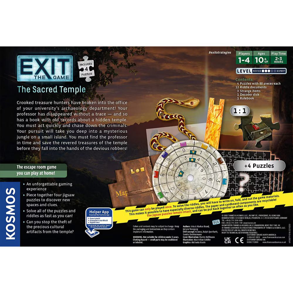 EXIT - The Sacred Temple PUZZLE - Get Gamez